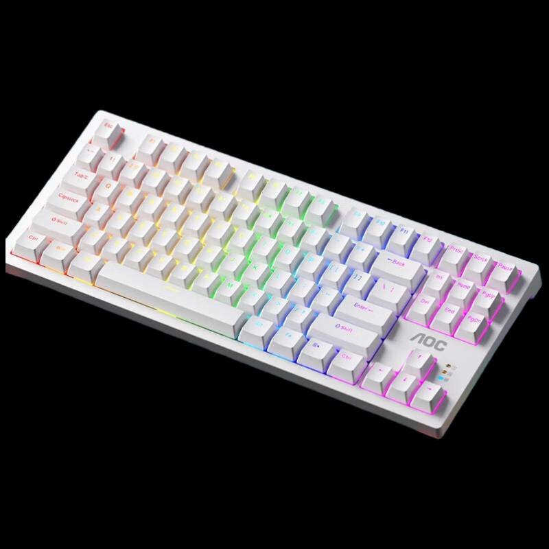 AOC GK233 Triple Mode 87-Key Hot-Swappable Mechanical Keyboard