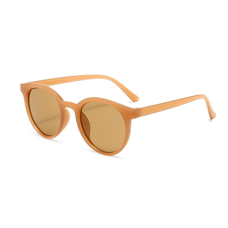 Simple Trend Round Sun Glasses Women Men Vintage Fashion Luxury Sunglasses Go Out Travel Female Male Eyeglasses