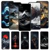 Phone Case For Oneplus 13R 13 12 10T 11 R10 Nord N100 N200 N10 9 9R CE 2 3 Z Pro Lite 5G Soft TPU Cover Black Mountain Peak Bags