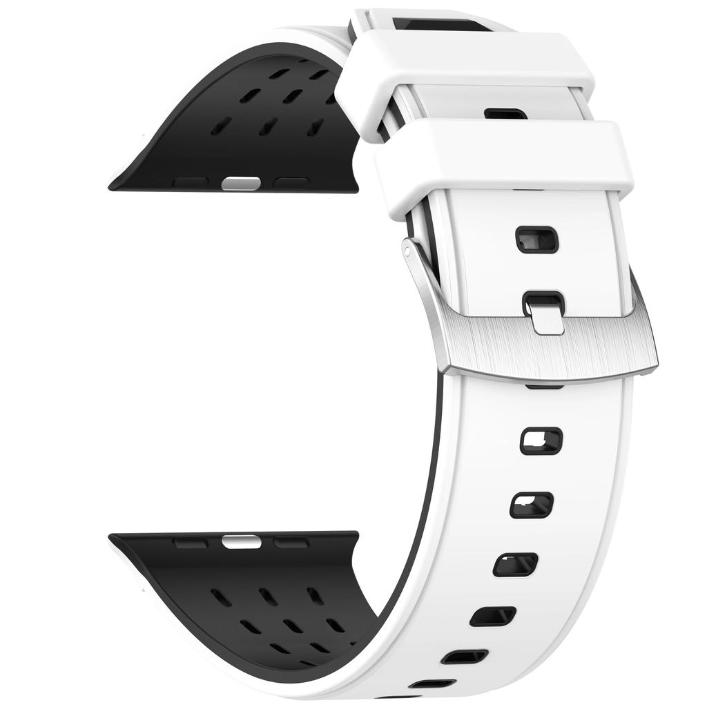 Bands For Apple Watch Strap Ultra 3 2 49mm 46mm 45mm 44mm 42mm Sport Silicone Bracelet Correa IWatch Series 11 10 9 8 7 6 5 SE 3