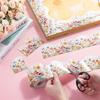 10m/Roll Border Decorative Sticker Flowers DIY Poster Border Stickers Self Adhesive Decorative Stickers