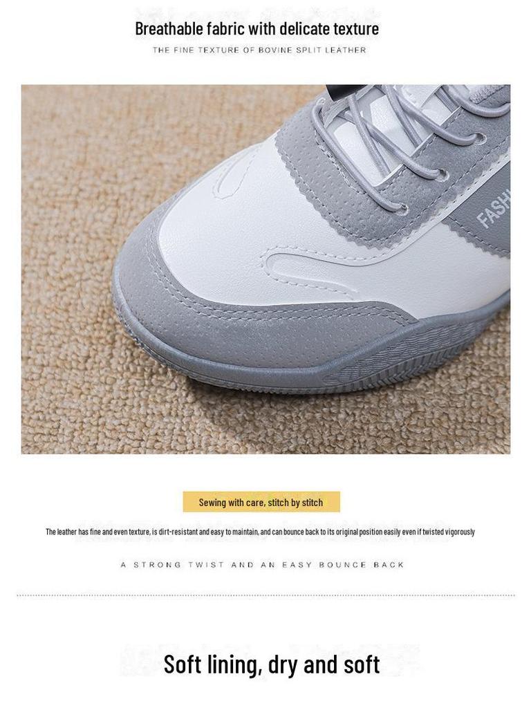 2025 Spring Women's All-Match Lightweight Breathable White Running Shoes B698