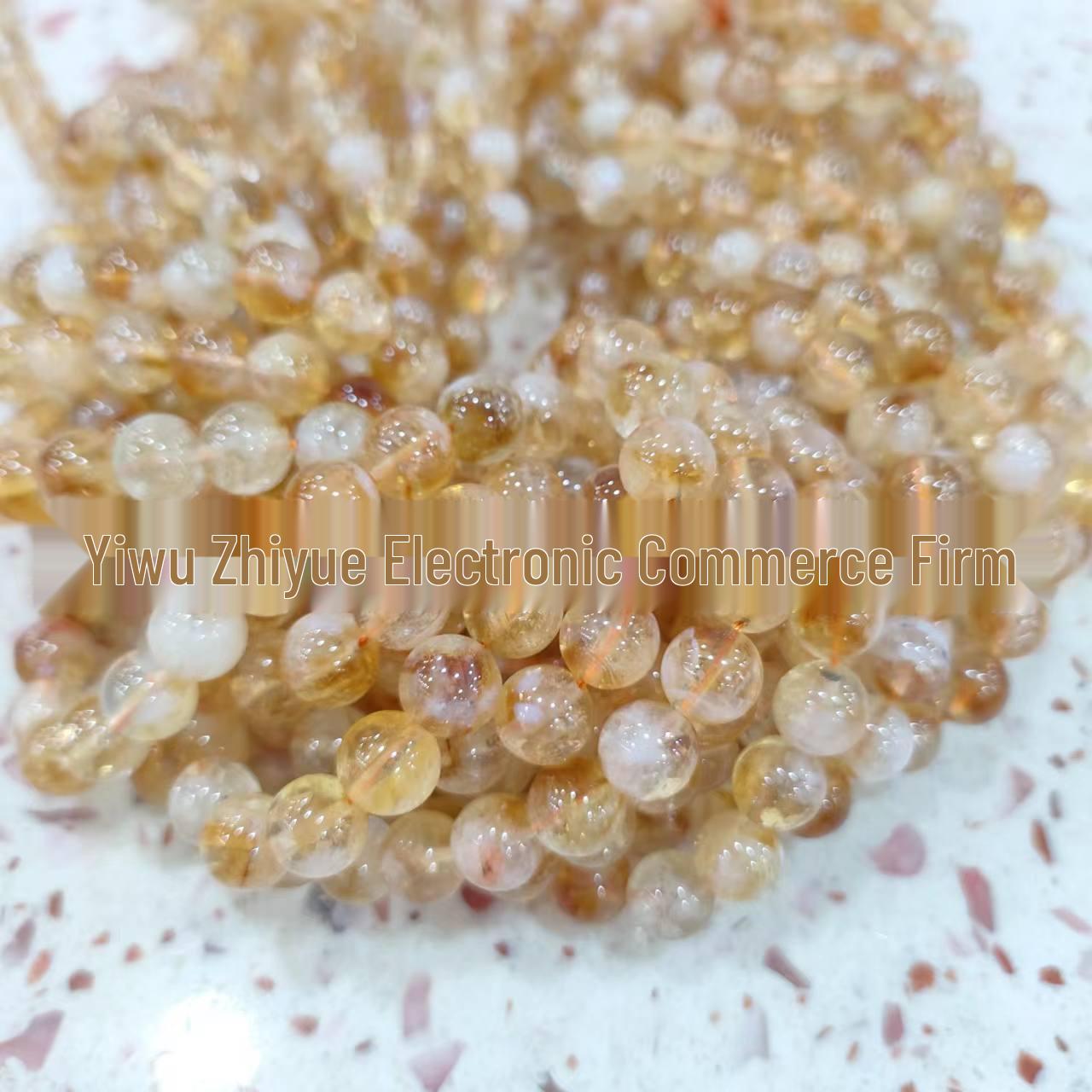 

Желтый Фантомный Кварц Цитрин Круглые Бусины для DIY Ювелирных Аксессуаров 6MM Round Beads (60 pcs)