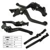 H11m2 ALL Black Matte Honda Brake Clutch Lever 6-step Adjustment Short Fits CB400SF Rebel 250 NC700S/X Etc.