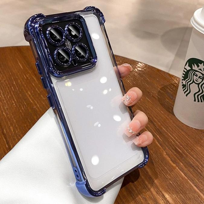 Shockproof Phone Case For Xiaomi Poco C75 C65 C55 M7 M6 M5s M4 M3 Pro Redmi A3 A3x Lens Film Bumper Transparent Air Cover