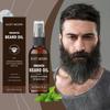East Moon Men's Beard Care Liquid - Nourishing, Softening, Refines Pores, Hydrating And Moisturizing Men's Beard Oil