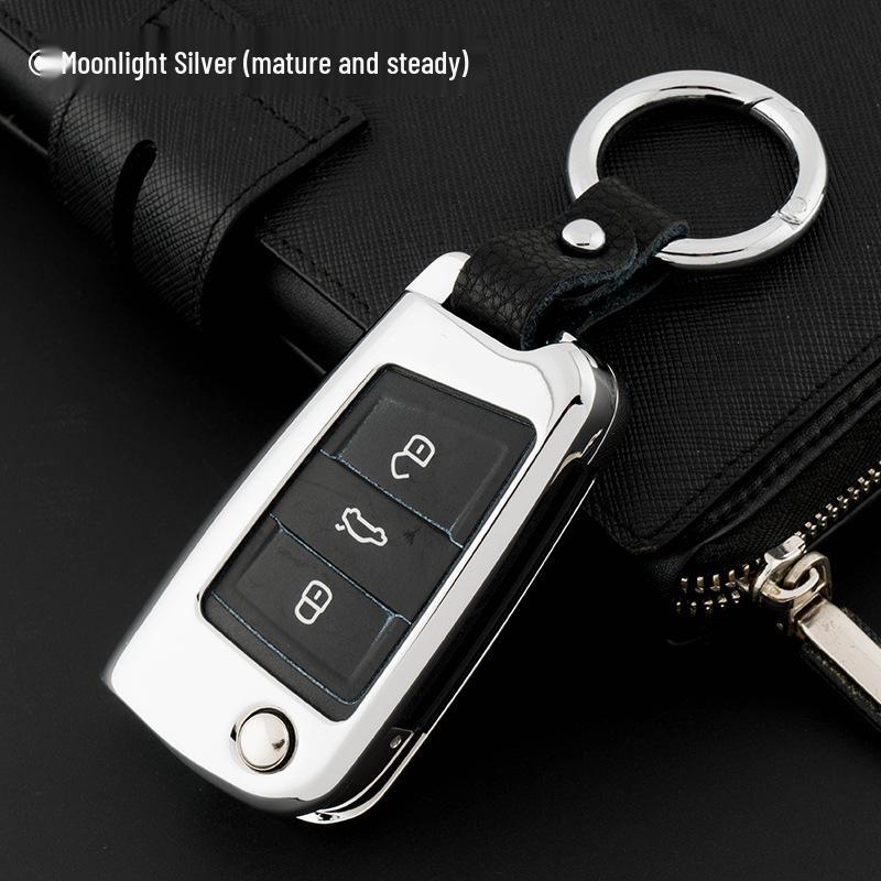 Volkswagen Key Case Cover for Touareg, Golf 7, Sportsvan, Lamando, Lingdu, Touron, Tiguan L (Women's Edition)