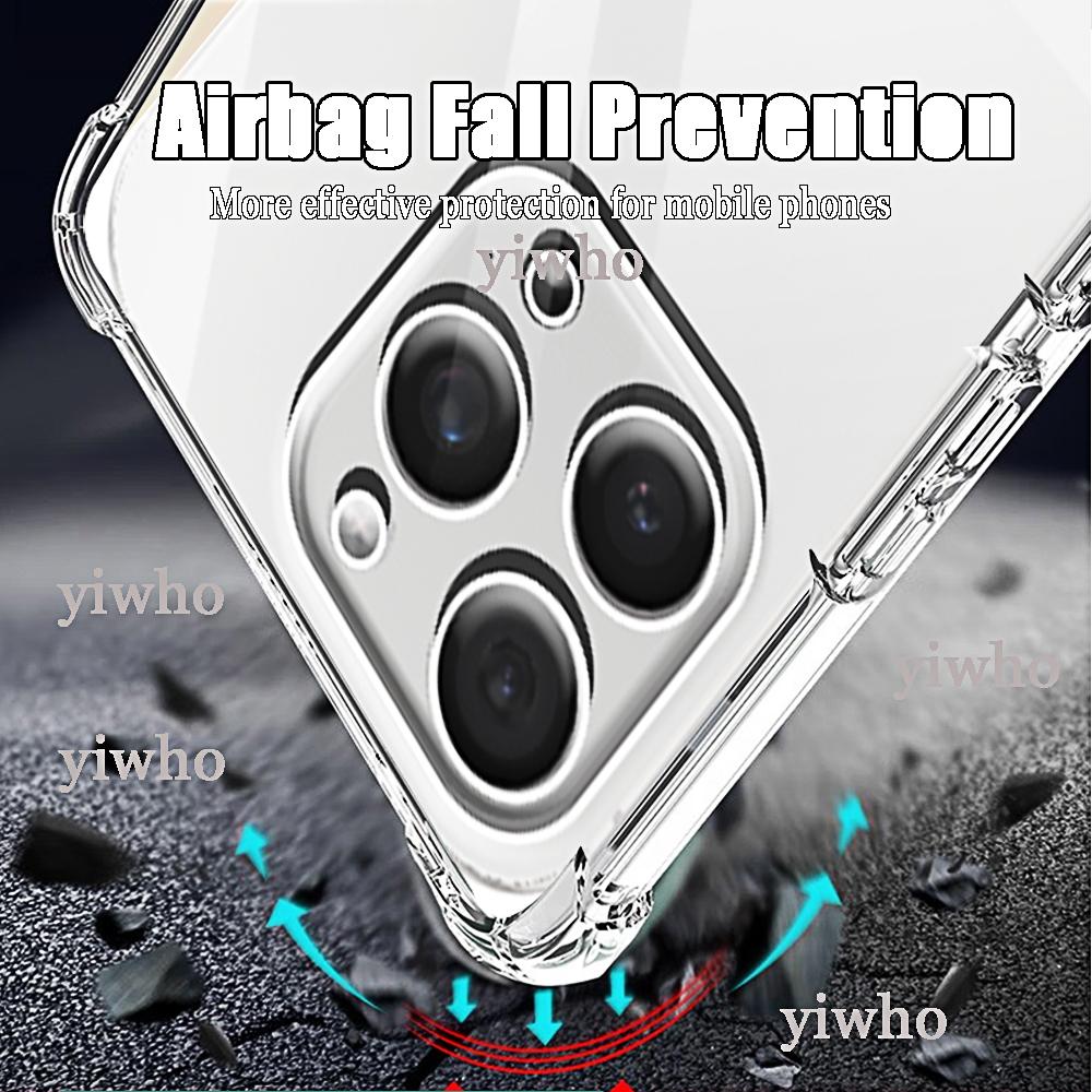Transparent Phone Case for Iphone 16 Pro Max Shell Protective Camera Back Clera Covers for Iphone16 16promax 16 Proamx 16pro+