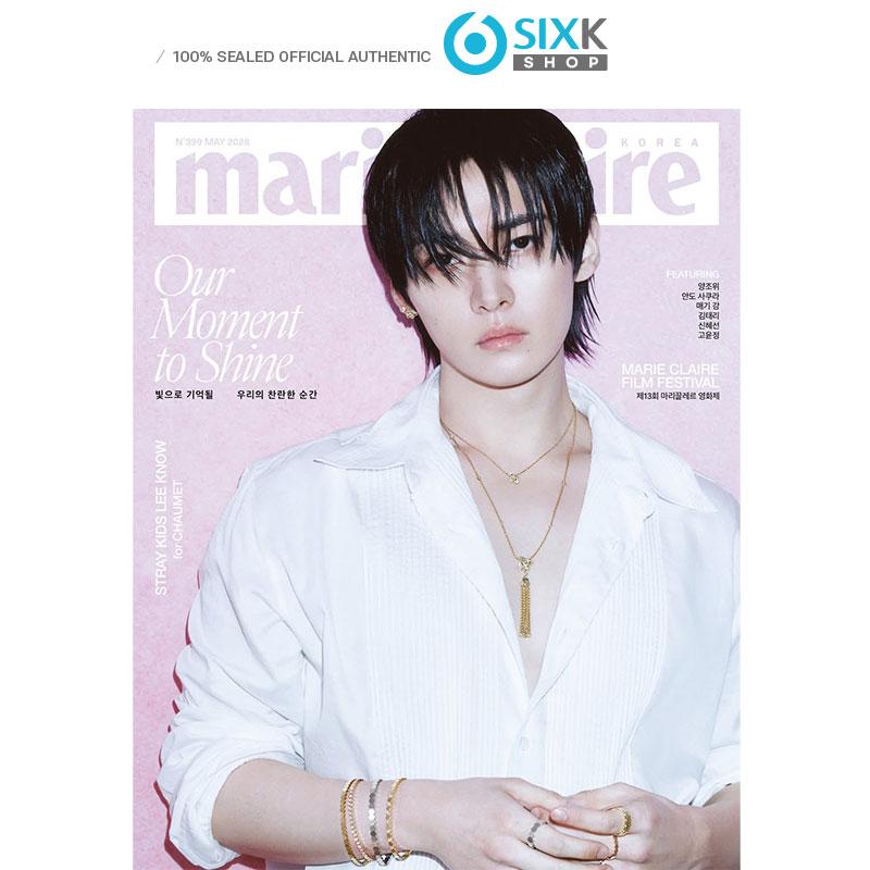 [Ön Sipariş] MARIE CLAIRE - STRAY KIDS LEE KNOW (MAYIS SAYISI 2026) (SIXKSHOP FAYDA) Çevirili