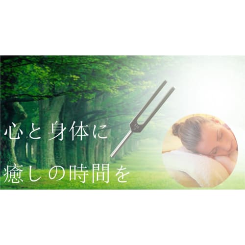 HappyHome Tuning Fork 528Hz Tuner and Rubber Mallet Set for Healing and Purification