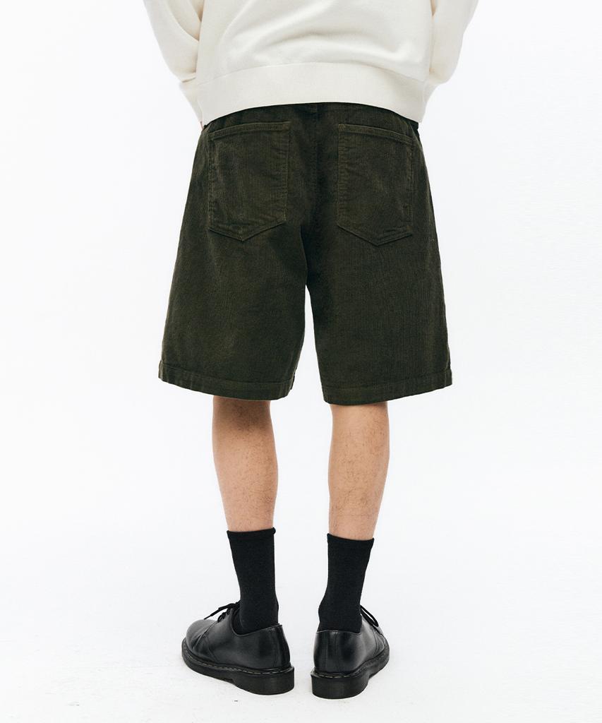 INTEMPOMOOD Youth Corduroy Half Pants_Khaki