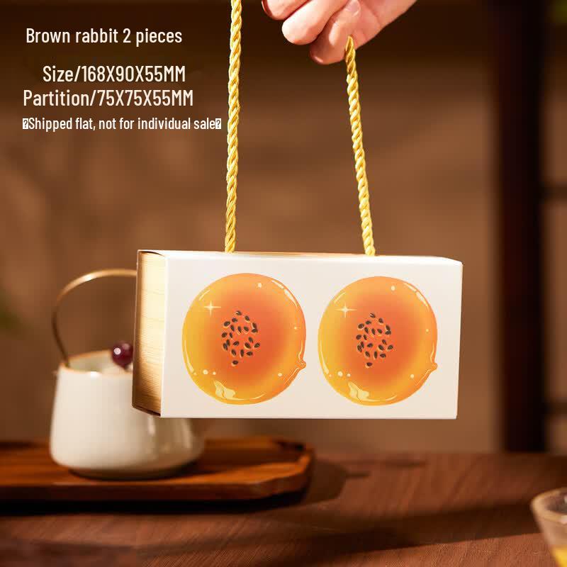 DeOu Starlight Portable Egg Yolk Pastry Packaging Box