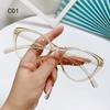 Retro Cat Eye Glasses for Women Fashion Blue Light Blocking Glasses Computer Games Reading Eyewear Clear Lens Black Frame