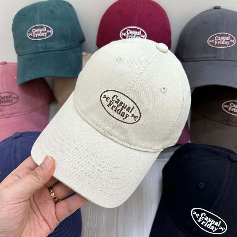 Letter Embroidered Baseball Cap One Size
