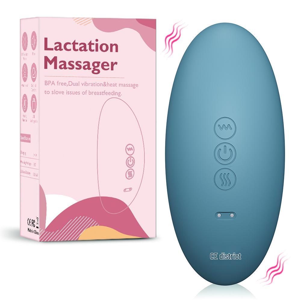 Masajor pentru Lactație din Silicon pentru Alinare Postpartum - Ameliorează Umflăturile, Durerea și Nodulii cu Compresă Caldă.