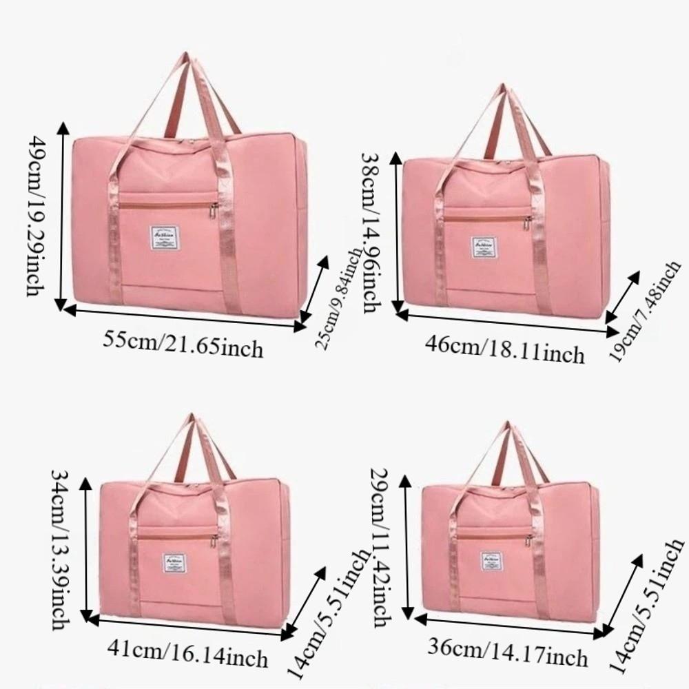 Große Kapazität Reisegepäcktasche Faltbare Reisehandtaschen Tragbare Reiseaufbewahrungstasche Kleidersack