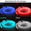 5M Free Cut DIY Auto Flexible USB Car Interior LED Strip Neon EL Decorative Ambient Atmosphere Light for Party