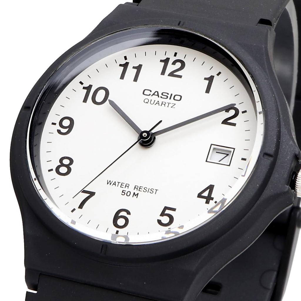 CASIO Standard Analog Watch presentation simple White Urethane Strap Unisex Overseas Model [Casio] MW-59-7BV (No box, packaging)