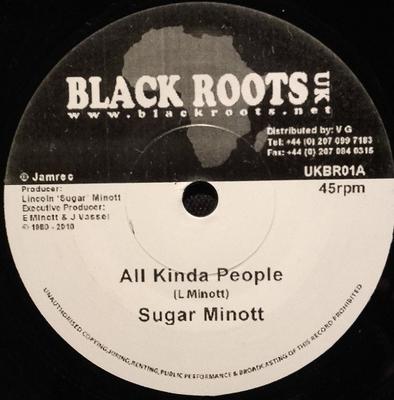 Płyta 7-calowa SUGAR MINOTT - All Kinda People / All Kinda Dub UKBR01 Black Roots 2010 UK Reggae, Ska & Dub Używana