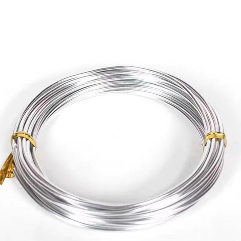 2-10Meters Aluminum Wire Color Painted Metal Cord for DIY Jewelry Making Findings Accessories 0.6/0.8mm/1mm/1.2mm/1.5mm/2mm/3mm