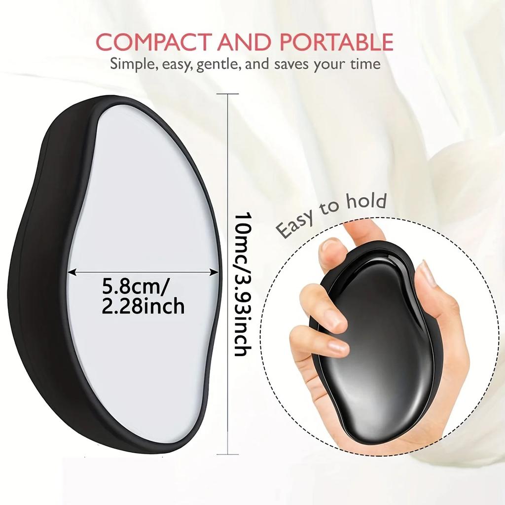 Crystal Physical Hair Depilation Eraser Skleněný odstraňovač chloupků Bezbolestný epilátor Snadné čištění Opakovaně použitelný depilační nástroj pro péči o tělo