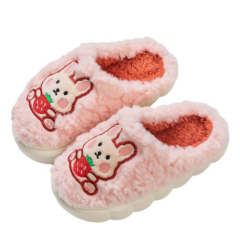 Pantuflas Child Slippers Winter New Cartoon Comfortable Girl Shoe Anti Slip Warm Home Cotton Shoe Cute Boys Shoe Slippers Woman