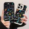 JT184 Colorful Musical Notes Art for iPhone 17 16 15 14 Pro Max Samsung S26 S25 Ultra A17 A16 A07 A56 A25Xiaomi 15T Redmi 15c 14C Soft TPU Case