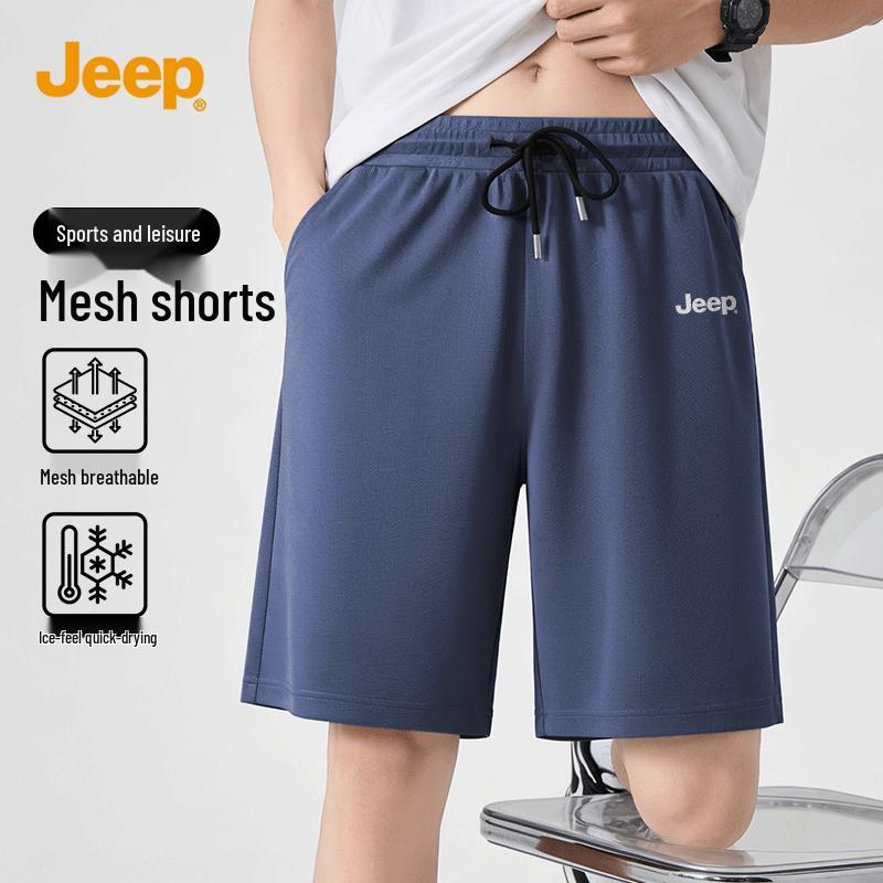Jeep Men s Ice Silk Quick-Dry Mesh Casual Sport Shorts 2XL