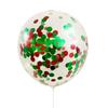 Transparent Sequined Latex Balloons for Parties and Weddings, 2.8g