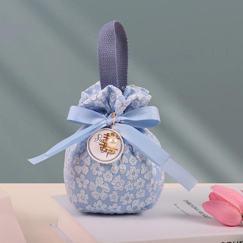 Hochzeits-Süßigkeitstüten im chinesischen Stil und knitterfreie Handtaschen-Gastgeschenke