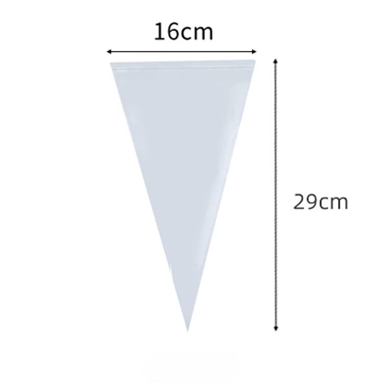 50pcs Disposable Piping Bag Pastry S Icing Fondant Cake Cream  for Decorating Pastries Cakes Baking Tools