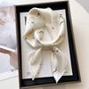Women's 70cm Square Satin Silk Scarf - Vintage Floral Print Neck Wrap for Work & Fashion - Elegant Professional Accessory