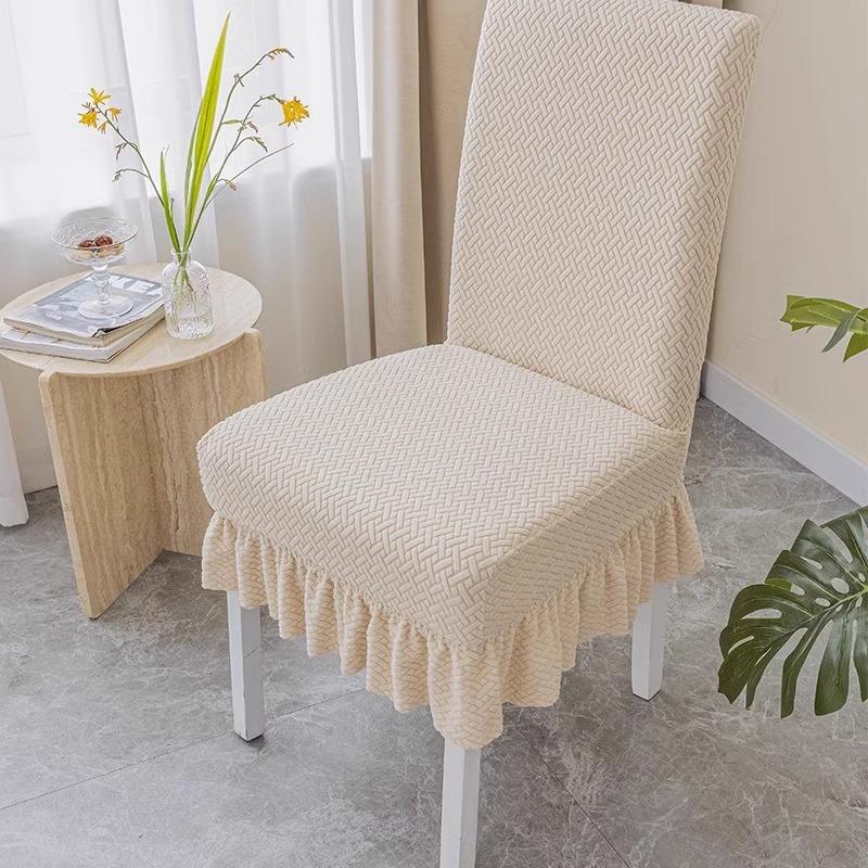 Elastischer Stuhlbezug Neuer Stil Rückenlehne Integriert Vier Jahreszeiten Universal Esszimmerstuhl Sitzkissen Set Haushalt Universal Hockerbezug