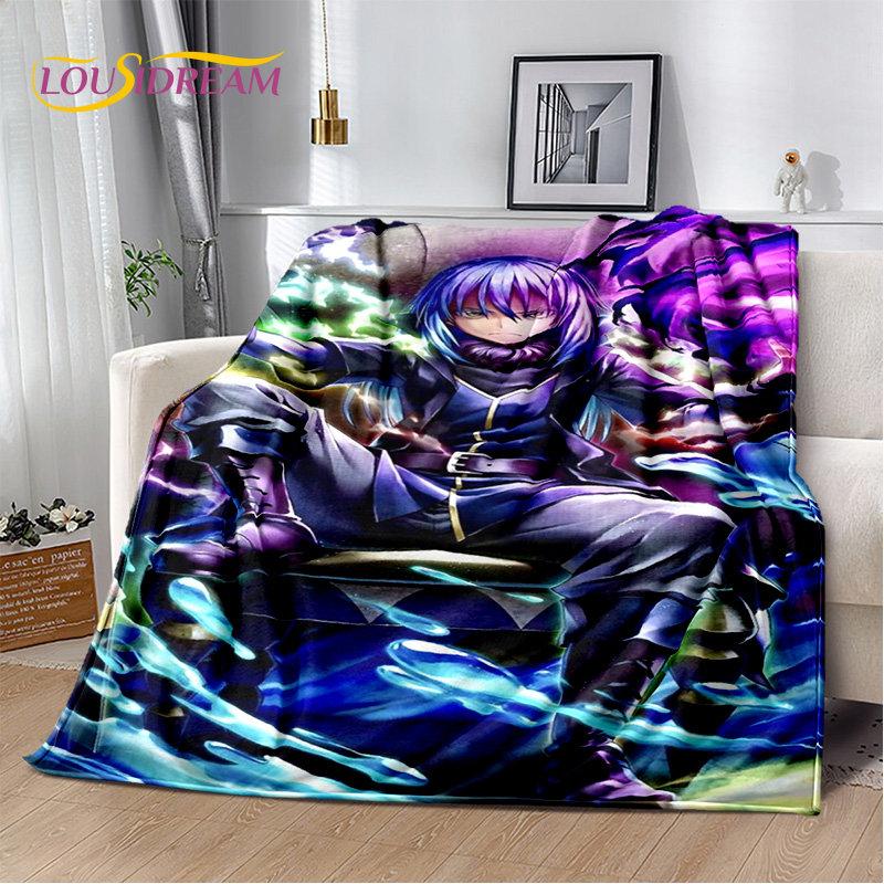 I Got Reincarnated As A Slime Anime Soft Plush Blanket,Flannel Blanket Throw Blanket for Living Room Bedroom Bed Sofa Picnic Kid