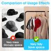 2 Pcs Hat Organizer Hanger, Hat Hangers for Closet Hats Hangers for Closet Cap Hanger for Baseball Caps Scarf Belt Tie Purse Hats Rack Storage
