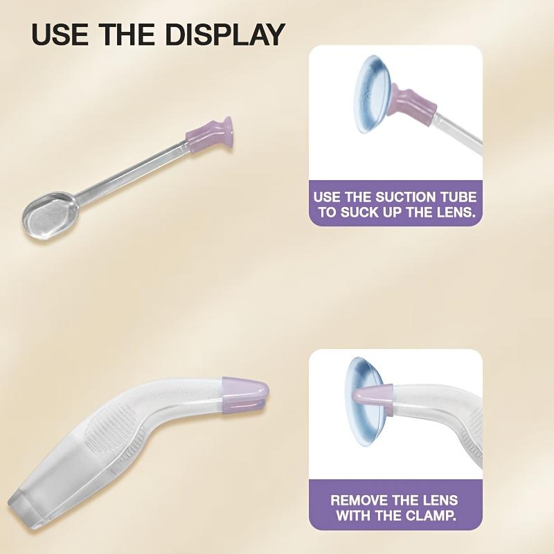 Contact Lens Applicator Tool Set for Contact Lenses Eyelash Lens Assistant