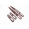 For Hyundai Elantra CN7   Car Accessories Carbon Fiber Style Door Window Armrest Cover Switch Panel Trim Molding Garnish