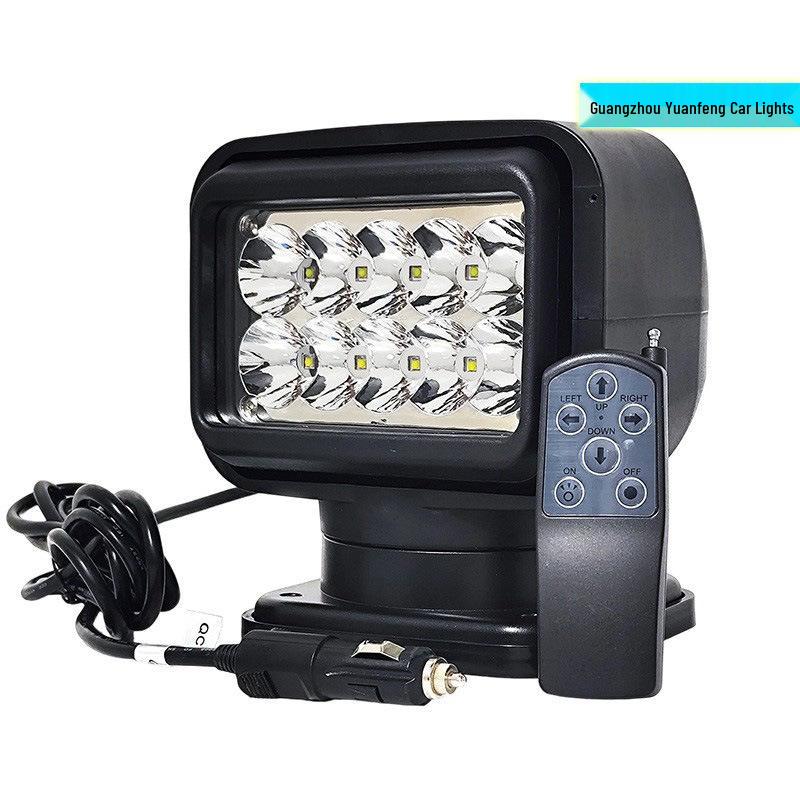 50W Reflective LED Remote Searchlight for Universal Car and Yacht Use