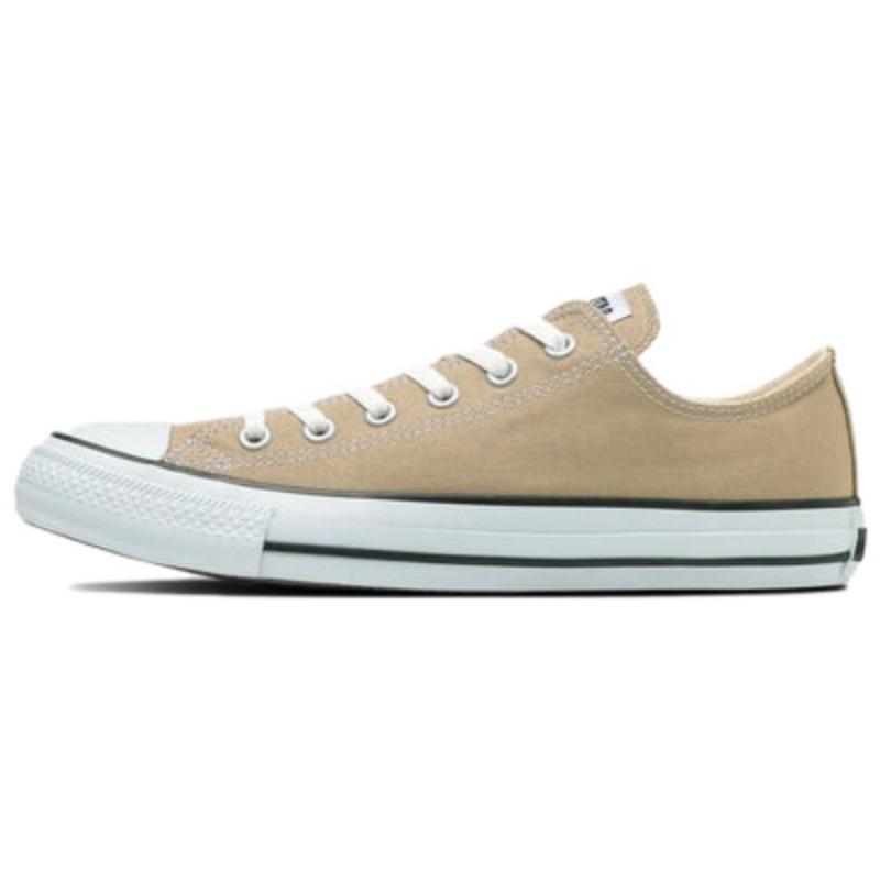 Converse Chuck Taylor All Star Colours OX Comfortable and Versatile Low-Top Espadrilles Unisex Milk Tea Brown