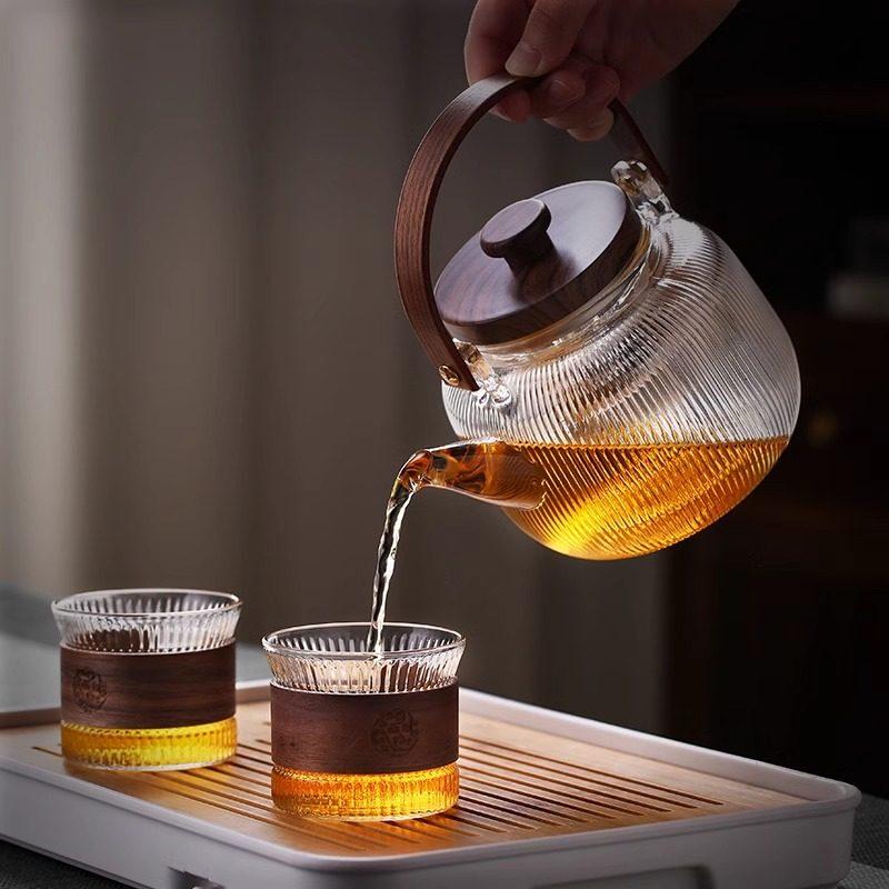 ZISIZ Glass Tea Kettle