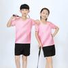 Mens Kids Badminton Sport Set Short Sleeve Shirt Shorts Custom Print Training Competition Wear
