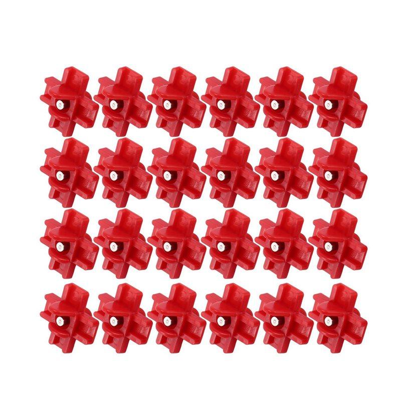 144 Pack Horizontal Side Mount Automatic Poultry Nipples Clean Drinker Waterer For Chicken Or Quail