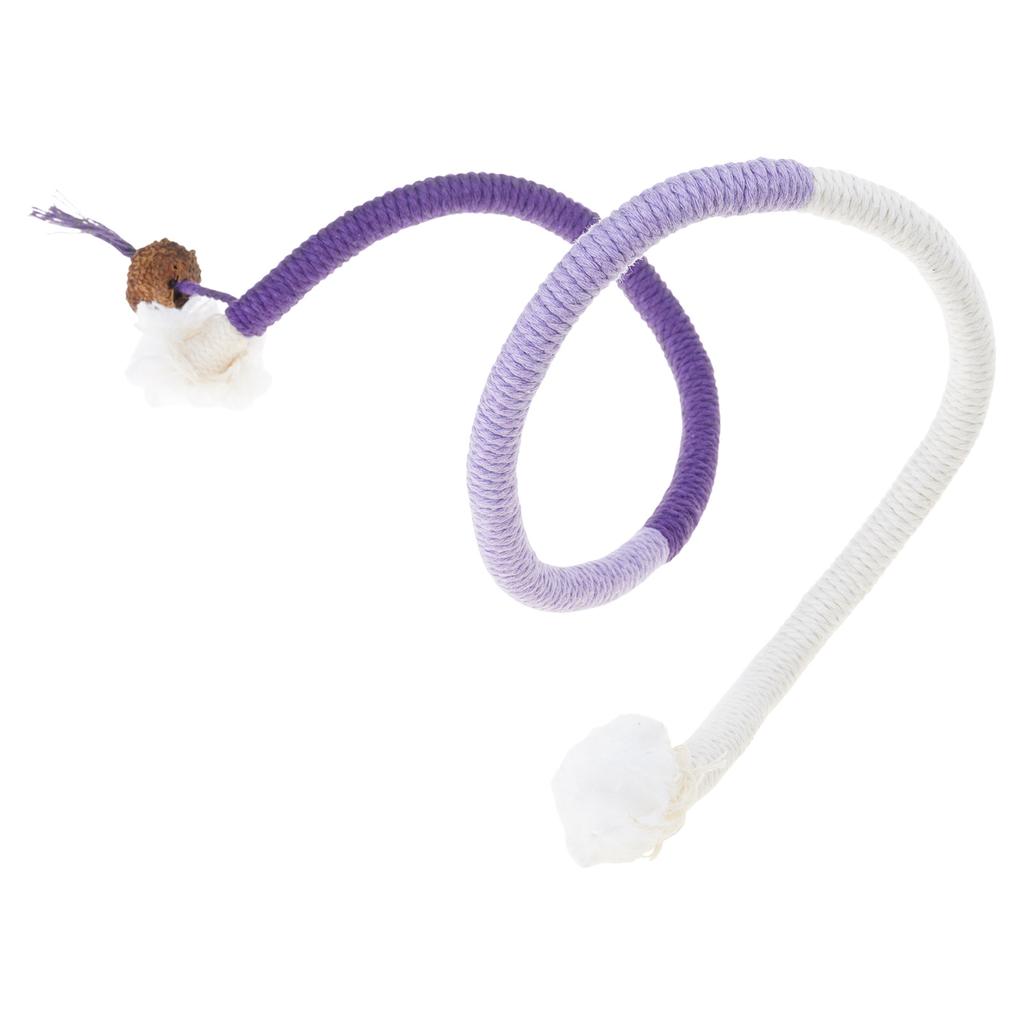 Plush Cotton Rope Cat Toy Interaction Cat Teaser Stick Self Teasing Cat Active Toy Exercising Activity Entertainment Toy