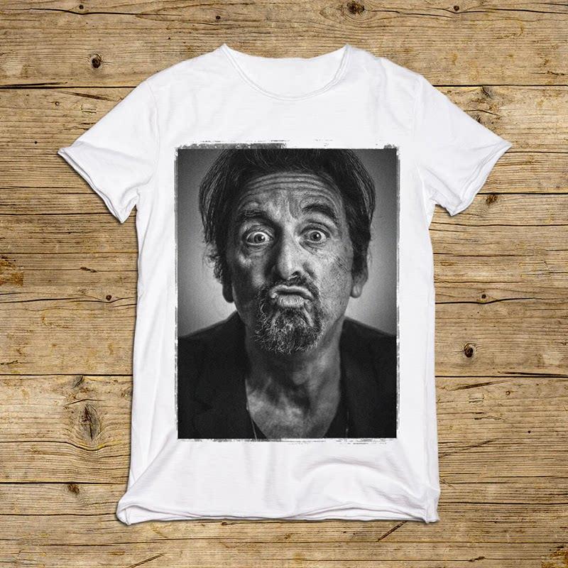 Schauspieler, Sänger, Künstlerische und Nischen-Persönlichkeiten, Große Porträts, Kurzärmelige Sommer-T-Shirts für Herren und Damen aus reiner Baumwolle