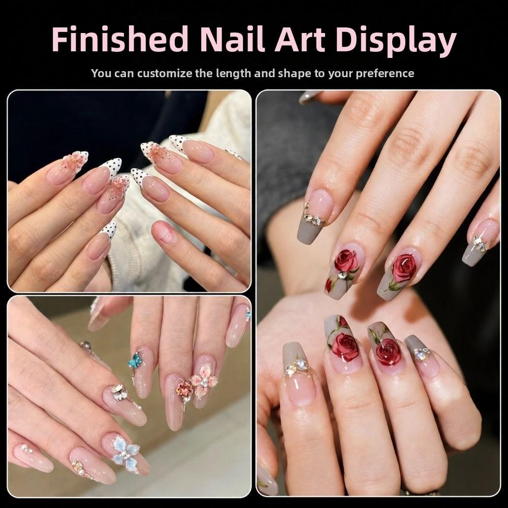 Quick Extension French Nail Dual Forms 14 Sizes Acrylic Nail Art Mold  Nail Art