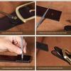 Men's Genuine Cowhide Leather Belt with Imitation Copper Pin Buckle - Fashionable and Versatile for Jeans