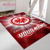 Custom Eintracht Frankfurt Carpet Rug for Living Room Bedroom Home Sofa Decoration,Kids play Nonslip Floor Mat