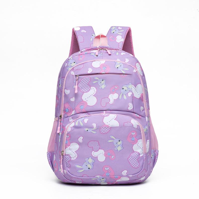 New large-capacity primary and secondary school schoolbag-grade women's high-quality ridge protection wind light backpack