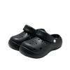 Hole shoes women's summer outer wear non-slip, breathable and non-smelly feet heightening beach sandals thick-soled bag head slippers