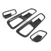 Carbon Fiber ABS Inner Door Handle Bowl Cover Trim For Hyundai Venue 2020-2023